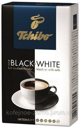 Кава в зернах Tchibo for black and white 500 гр