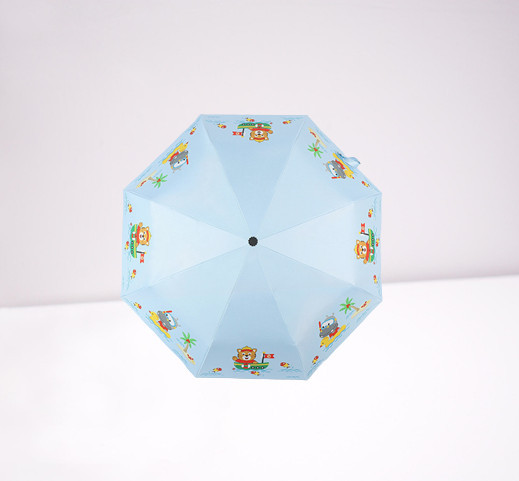 Зонт дитячий автомат складаний Бегемот 9438 54 см ID 4506012