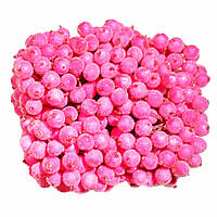 Ягоды в сахаре ярко-розовые, 12 мм, 400 шт