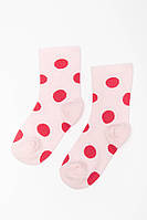 Носки на девочку в горошек цвет розовый ЦБ-00190886