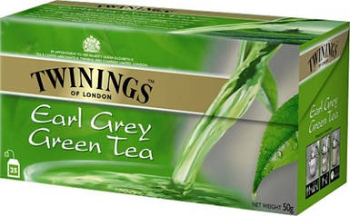 Чай зелений Twinings Earl Grey, 25п.х2г