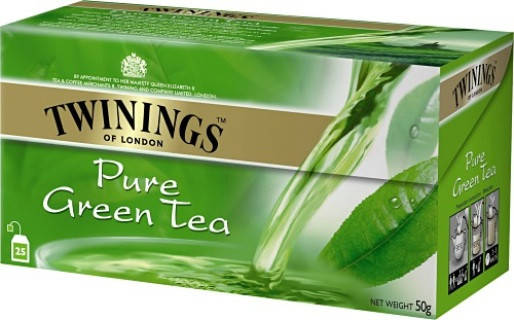 Чай зелений Twinings, 25п.х2г, фото 1