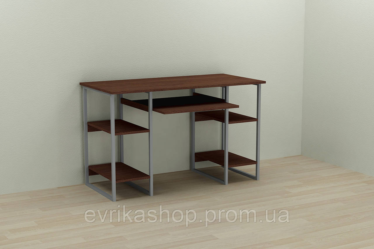 Компьютерный Стол Ferrum-decor Тим 75x140x70 Серый ДСП Венге 16мм EV ...