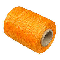 Шпагат полипропиленовый оранжевый на втулке (веревка для подвязки),200 г