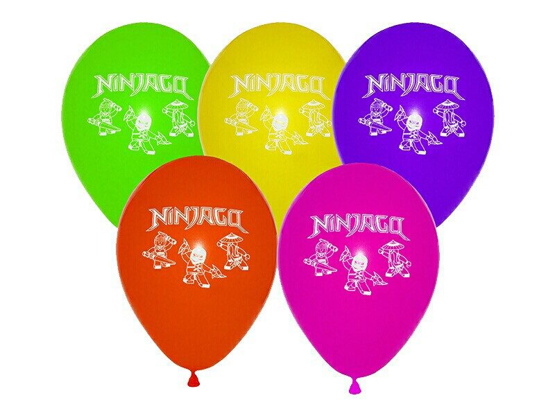 12"(30 см) aссорти пастель "Ninjago". В упак: 50 шт.
