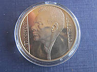 Монета 2 гривны Украина 2008 Лев Ландау банковское состояние капсула