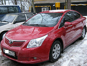 Вітровики "CT" дефлектори вікон на авто Кобра Toyota Avensis Sd 2009+