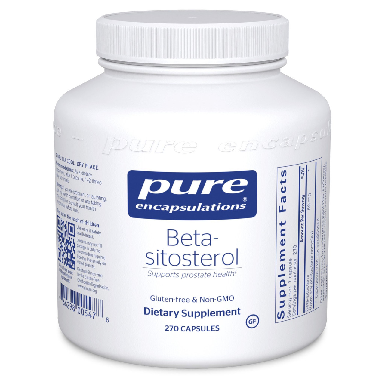 Комплекс для здоров'я передміхурової залози Pure Encapsulations Beta-Sitosterol 270 кап. BX330