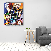 Интерьерная картина-постер на стену Аниме Моя геройская академия 30*20 Оригами OP 5151 Маленькая