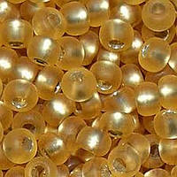 Бісер Preciosa Для біжутерії 4029 / 17020 розмір 4 Блискучий матовий світло-золотий 5 г