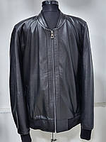 Куртка чоловіча чорного кольору з натуральної шкіри  довжина 70 см   50р 52р 54р 56р 58р 60р колір чорний