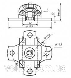 Затискач 2АА-5-3