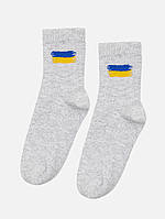 Шкарпетки з прапором для хлопчика колір сірий ЦБ-00213913