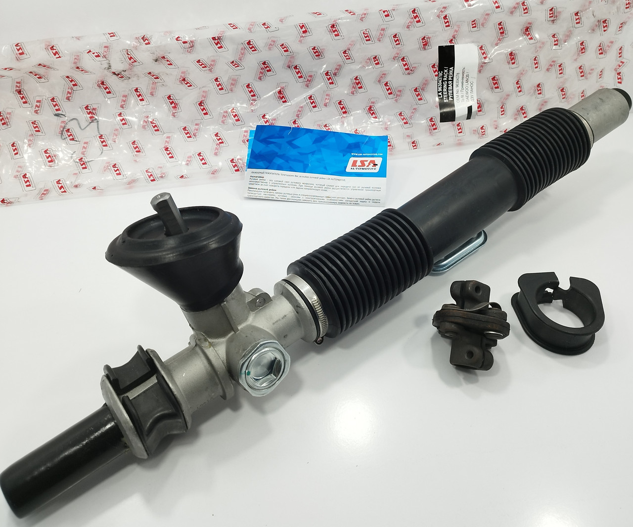 Кермова рейка без гідропідсилювача (з карданом і подушкою) Ланос, Сенс LSA Словаччина, фото 1