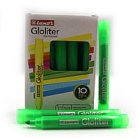 Маркер светоотделитель Luxor Gliter fluorescent 1-3,5мм зеленый