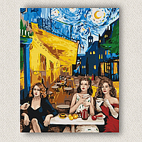 Интерьерная картина-постер на стену Ван Гог Искусство с первого ряда 30*20 Оригами OP 5193 Маленькая