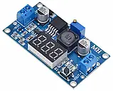 Перетворювач напруги знижувальний DC — DC на LM 2596S з дисплеєм, фото 2