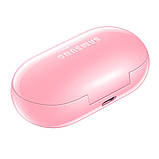 Бездротові навушники, блютуз навушники Samsung Buds + з кейсом. Колір рожевий, фото 5