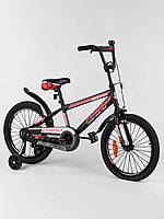 Дитячий двоколісний велосипед 18 "дюймів колір червоно-чорний ЦБ-00213413