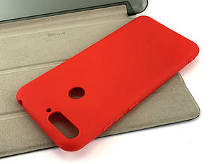 Чохол на Huawei Y6 Prime 2018, Honor 7a накладка бампер SMTT силіконовий червоний, фото 2