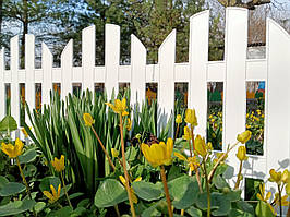 Парканчик РОМАНТИКА 3 метри білий (7 секцій) \\ PALISAD хп-65020