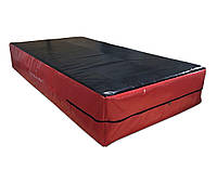 Мат гимнастический Lock-Mat 100х200х10 см Красно-черный