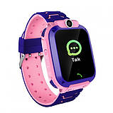 Дитячий Смарт Годинник Smart Baby Watch Q12 SIM /Bluetooth /LBS/GPS. BI-284 Колір: рожевий, фото 7