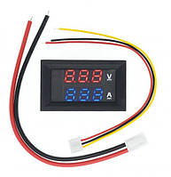 Вольтметр-Aмперметр 27019 цифровий 100V/10A вбудований