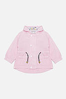 Ветровка для девочки с капюшоном цвет розовый ЦБ-00209814