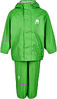 Green 3-4T Дитячий дощовик CeLaVi для хлопчиків/дівчаток зі знімним капюшоном, водонепроникним плащем і ш