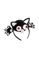 Обруч на Хелловін "Crazy Cat" колір різнокольоровий ЦБ-00202605