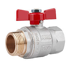 Кран кульовий ICMA 351 1" вн-зв PN40бар 87351AF11