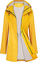 Yellow Fleece Small Женский плащ UNIQUEBELLA, непромокаемая дождевик с капюшоном, уличная ветровка, легки