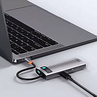 USB-Хаб Baseus Metal Gleam Series 5-in-1 Type-C, фото 10