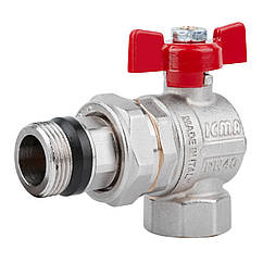 Кран кульовий ICMA 362 3/4" вн-зв з американкою кутовий PN40бар 87362AE11