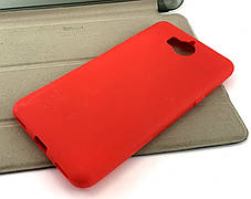 Чохол на Huawei Y5 2017 накладка бампер SMTT силіконовий червоний, фото 3