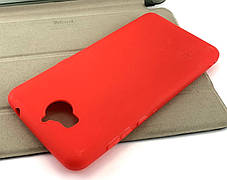 Чохол на Huawei Y5 2017 накладка бампер SMTT силіконовий червоний, фото 2