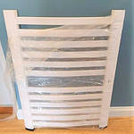 Біла рушникосушка з ТЕНом 500х700 Instal Project RETTO RET-50/70, фото 6