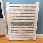 Біла рушникосушка з ТЕНом 500х700 Instal Project RETTO RET-50/70, фото 8