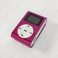 Медиа плеер MP3 для музыки с экраном розовый