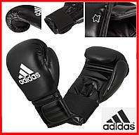 Боксерские перчатки кожаные Adidas Performer профессиональные тренировочные спаринг бокс