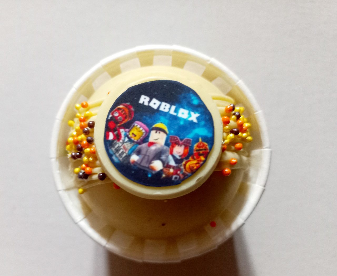 Шоколадна бомбочка  " "Роблокс ( Roblox ) " з маршмелоу, фото 1