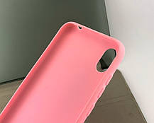 Чохол на Huawei Y5 2019 накладка SMTT бампер силіконовий рожевий, фото 4