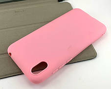 Чохол на Huawei Y5 2019 накладка SMTT бампер силіконовий рожевий, фото 2