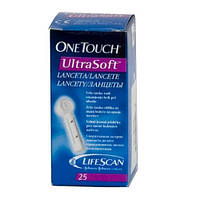 Ланцети стерильні OneTouch UltraSoft (ВанТач УльтраСофт) 25 шт (7613427000435)