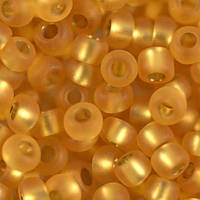 Бісер Preciosa Для біжутерії 6041 / 17050 Матовий золотистий з блискучою серединкою Розмір 6 Упаковка 5 г
