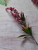 Штучна квітка Вероніка Бузкова на гілочці 23 см.