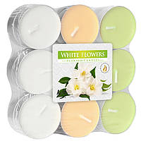 Ароматичні свічки-таблетки Білі квіти Bispol