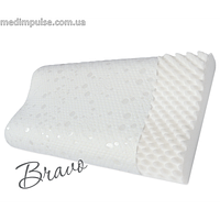 Ортопедична подушка підвищеного комфорту з охолоджувальним ефектом (форма хвилі) Bravo (арт. P107-AIR) 590 x