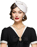 Off-white BABEYOND шапки чародей для женщин - шляпы чаепития чародей Кентукки повязка на голову фетровая